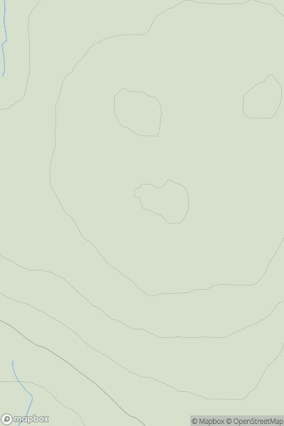 Thumbnail image for Cnoc an Fhuarain Bhain [Tongue to Wick and Helmsdale] showing contour plot for surrounding peak